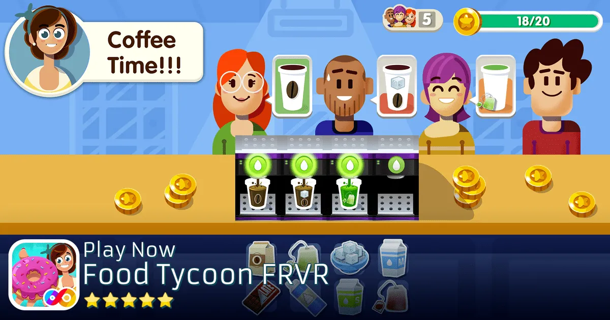 Hình ảnh game Nhà Hàng Pha Cafe Foodtycoon