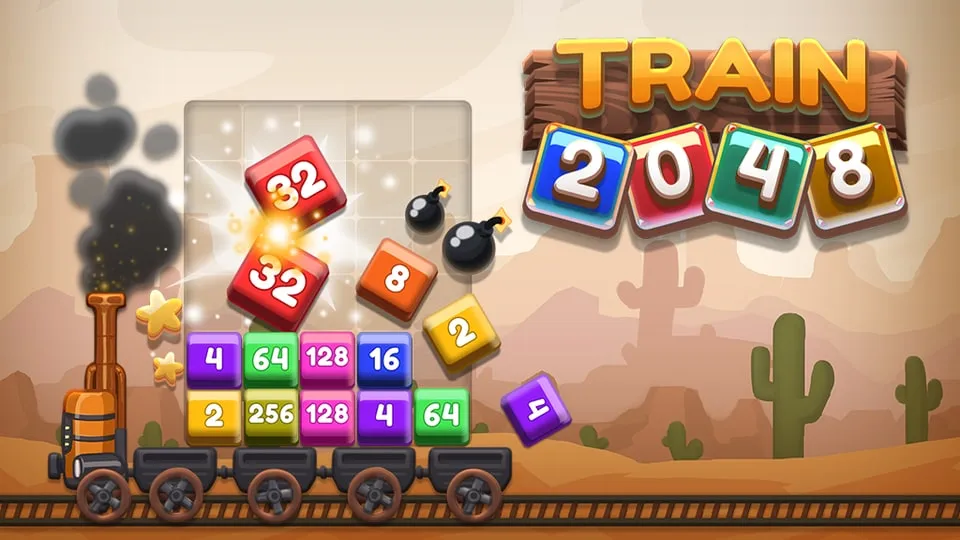 Hình ảnh game Tàu Train 2048