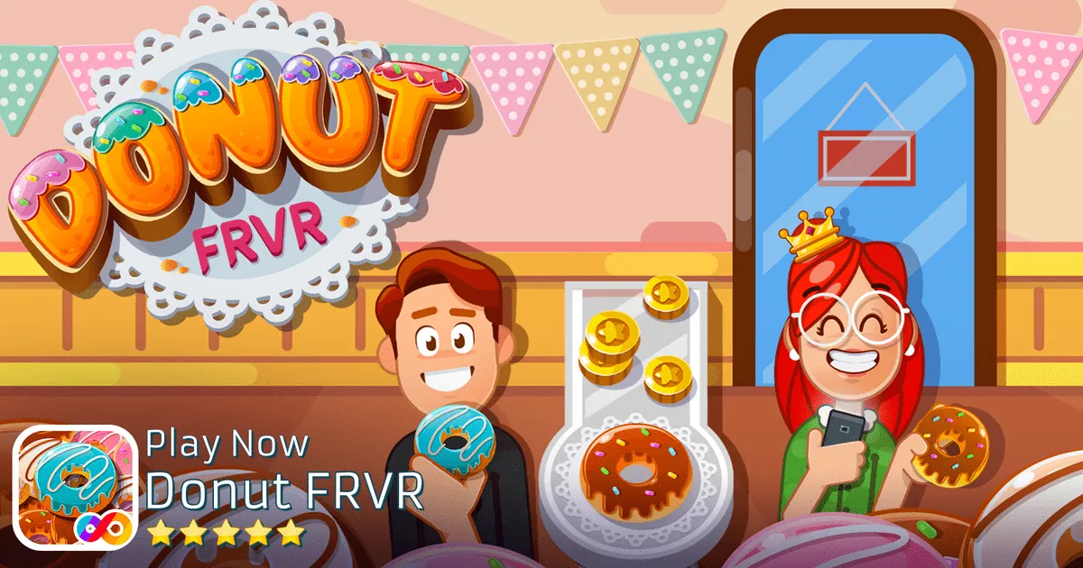 Hình ảnh game Tiệm Bánh Donut Frvr